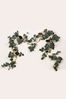 Green Eucalyptus Leaf LED Garland Large