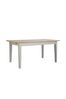 Kingston Rustic Pine and Grey Extending Dining Table By Lloyd Pascal