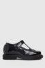 Schuh Black Leader T-Bar Tessuto Shoes