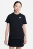 Nike Black Oversized Boy Fit T-Shirt