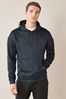 Navy Blue Knitted Hoody