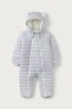 Buy The White Company Baby Bear Recycled Quilted Pramsuit from