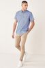 Pale Blue Offrez-vous chez sivasdescalzo le modèle TROUBLE T-SHIRT de de la collection FA2022 Easy Iron Button Down Oxford Shirt