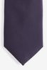 Aubergine Purple Regular Twill Tie