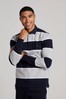 Tommy Hilfiger Blue Iconic Block Stripe Rugby Shirt