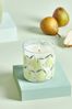 Green Pear & Jasmine Scented Waxfill Candle