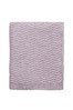 Katie Piper Lilac Calm Knitted Throw