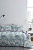 Fusion Blue Cassidy Duvet Cover and Pillowcase Set