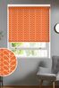 Orla Kiely Orange Linear Stem Made To Measure Roller Blind