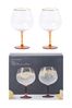 Oliver Bonas Set of 2 Orange Eion Orange Gin Glasses