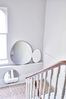 Oliver Bonas Clear Issey Round Pebble Wall Extra Large Mirror