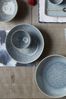 Denby 12 Piece Grey Halo Speckle Coupe Tableware Set