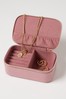 Oliver Bonas Pink Flora Rectangle Jewellery Box