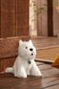 White Walter Westie Dog Doorstop