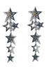 Kate Thornton Silver Rhodium Mystic Stardrop Earrings