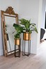 Ivyline Gold Gold Linear Hanging Planters