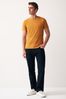 Amber Yellow Essential Crew Neck T-Shirt