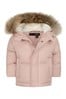 Bomboogie Baby Girls Down Padded Coat in Pink