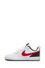 Nike Red/White Court Borough Low Youth Trainers