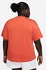 Nike Orange Curve Oversized Essential T-Shirt