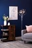 BHS Silver Lila Floor Lamp