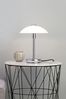 BHS Silver Archie Touch Lamp