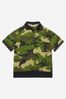 Boys Cotton Pique Camouflage Polo Shirt