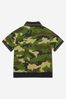Boys Cotton Pique Camouflage Polo Shirt