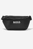 Boys 3D Logo Belt Bag in Black