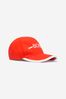 Baby Boys Cotton Twill Logo Cap in Red