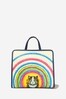 Girls Hypnotic Cat Tote Bag in Multicoloured