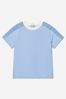 Baby Unisex Cotton Logo Trim T-Shirt