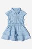 Baby Girls Lyocell Dress And Knickers Set in Blue