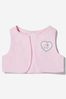 Baby Girls T-Shirt, Vest And Leggings Set in Pink