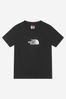Unisex Graphic Short Sleeve T-Shirt in Black