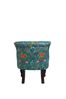 Emma Shipley Navy Blue Langley Amazon Velvet Chair