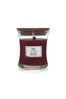 Woodwick Red Medium Hourglass Black Cherry Candle