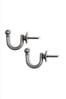 Grey Ball End Hooks