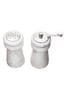 Interiors by Premier White Marble Salt and Pepper Set
