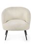 Julian Bowen Cream Gigi Boucle Accent Chair