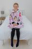 Character World Squishmallows Bright Wearable Hooded Fleece