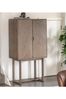 Gallery Home Brown Neston Cocktail Cabinet