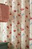 Cath Kidston Multi Rose And Bows Blackout Pencil Pleat Curtains