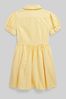 Polo Ralph Lauren Girls Ruffled Cotton Oxford Logo Shirt Dress