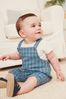 Blue 2 Piece Baby Dungarees and Bodysuit Set (0mths-2yrs)