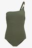 Mint Velvet Younger Girls 3mths-7yrs Textured Tummy Control One Shoulder Swimsuit