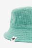 Mint Green Puff Fabric Bucket Socks Hat (3mths-6yrs)