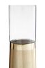 Fifty Five South Brush Gold Pillar Candle Holder