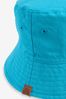 Aqua Blue Plain Bucket Hat (3mths-16yrs)