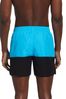 Nike Aqua Blue Split 5 Inch Volley Swim Shorts